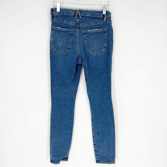 Good American Good Legs High Rise Skinny Jeans 27 Indigo149 - Picture 3 of 6